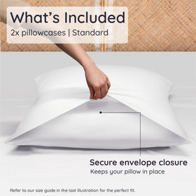 Bambaw pillowcase offers a soft, silky feel against the skin.