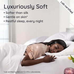 Bambaw cooling fabric helps regulate temperature on warm nights.