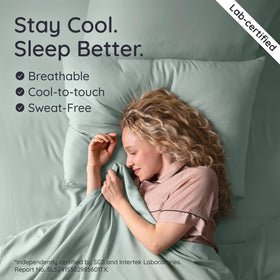 Bambaw cooling fabric texture reveals breathable, temp-regulating weave