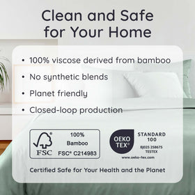 Bambaw deep-pocket fits mattresses up to 16 inches.