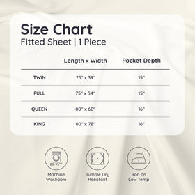 Bambaw white king sheet shown with topper for versatile deep-pocket use.