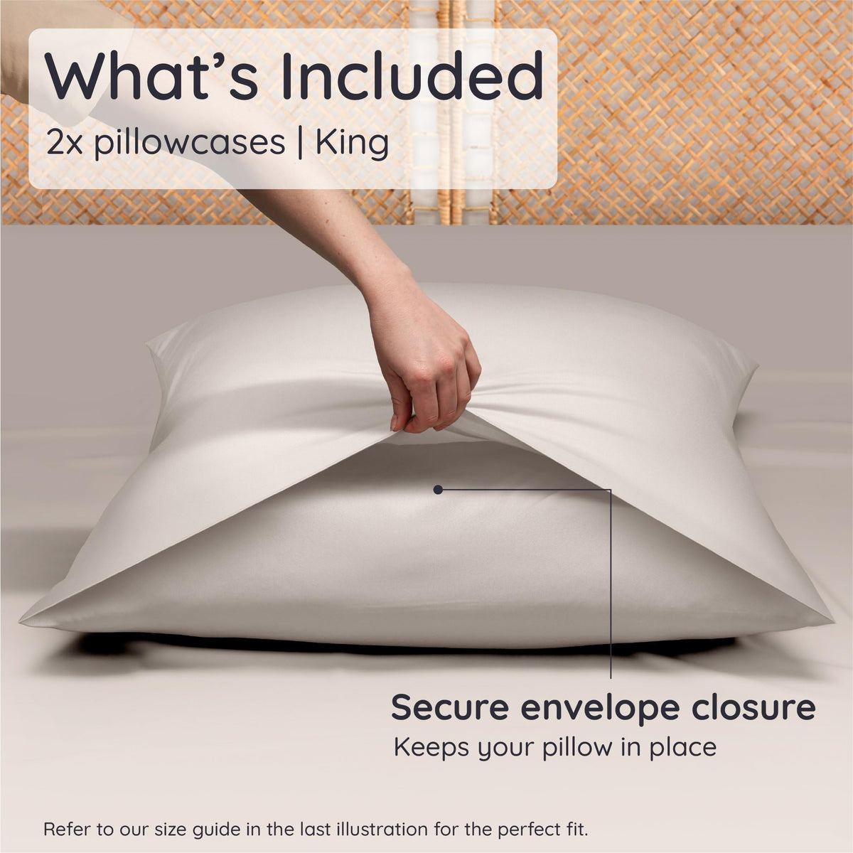 Bambaw anti-acne hair-protection pillowcase reduces friction and frizz.