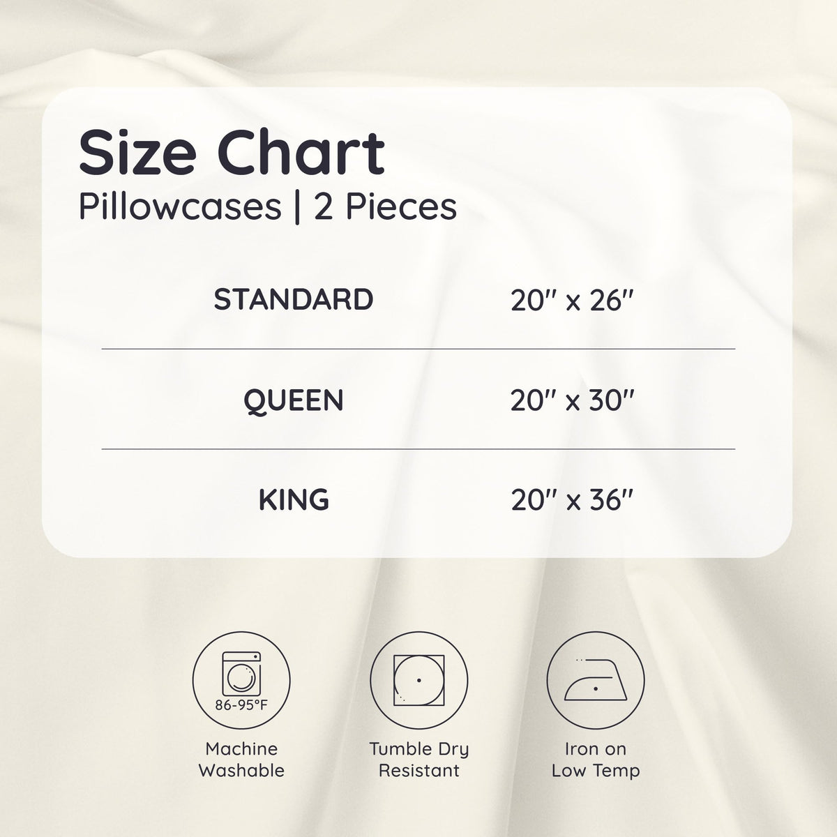 Bambaw secure-fit king pillowcase shown staying in place