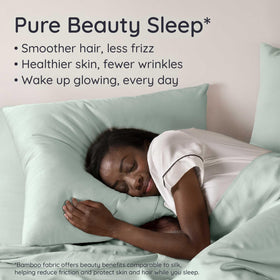 Bambaw soft-silky feel pillowcase conveys luxurious, gentle skin and hair care