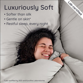 Bambaw soft sleep environment pillowcase illustrating luxurious feel