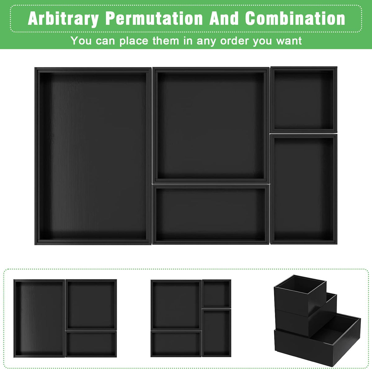 Bambloom dresser makeup organizer compartments simplify daily cosmetics access.