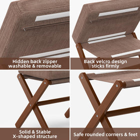 BAMBOOHOMIE compact folding design demonstrated for easy storage.