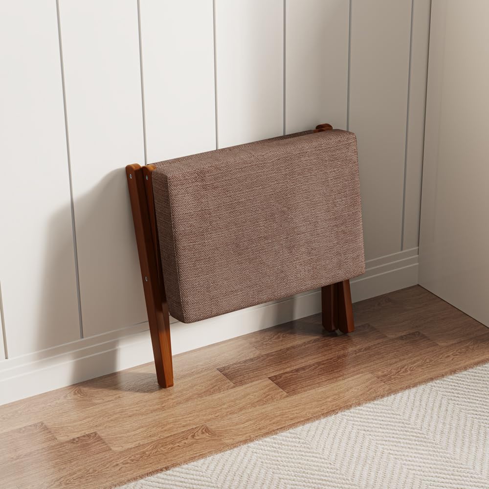 BAMBOOHOMIE high-density foam cushion maintains shape after use.