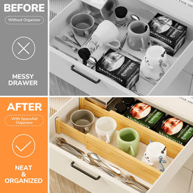 BAMEOS divider foam pads protect drawers while keeping dividers in place