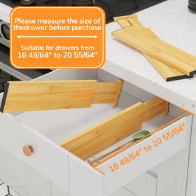 BAMEOS no-installation drawer divider ready to use straight from package.