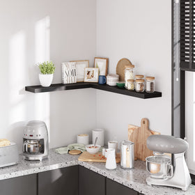 BAMEOS shelf in bathroom for toiletries and towels
