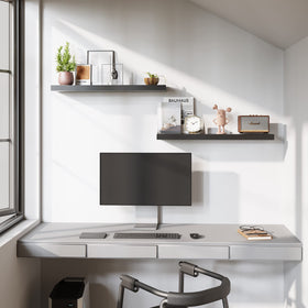 BAMEOS kitchen spice display on a sleek black shelf