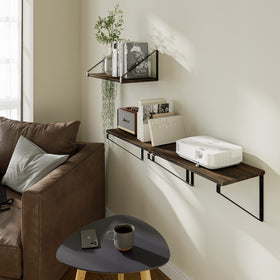 BAMEOS shelf installed with two methods for above or below mounting