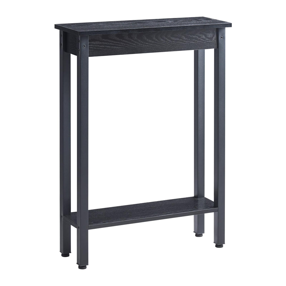 BAMGROW small entryway table front view showing slim footprint for narrow halls.