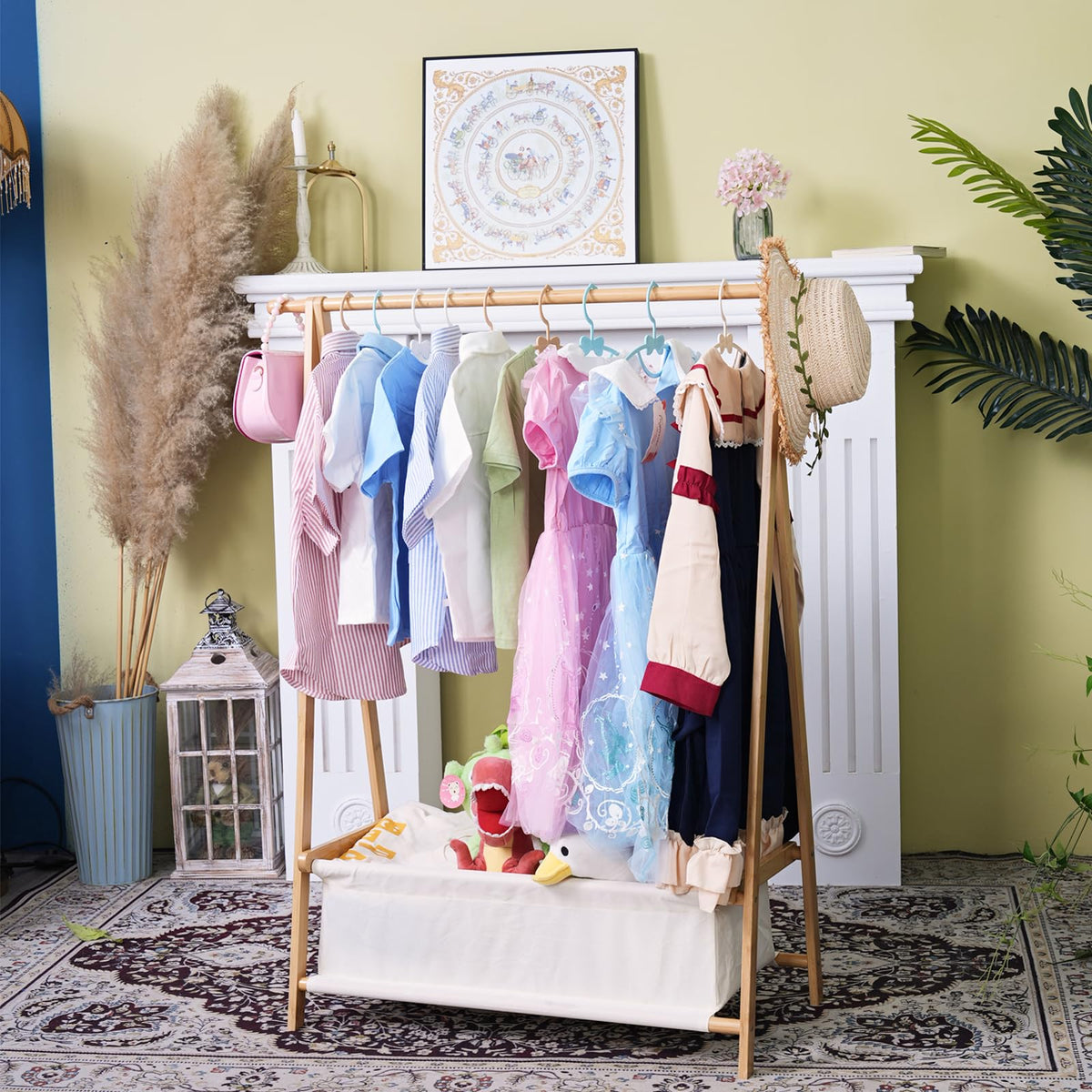 Bamnestor compact fold design shown for under-bed storage or small spaces.