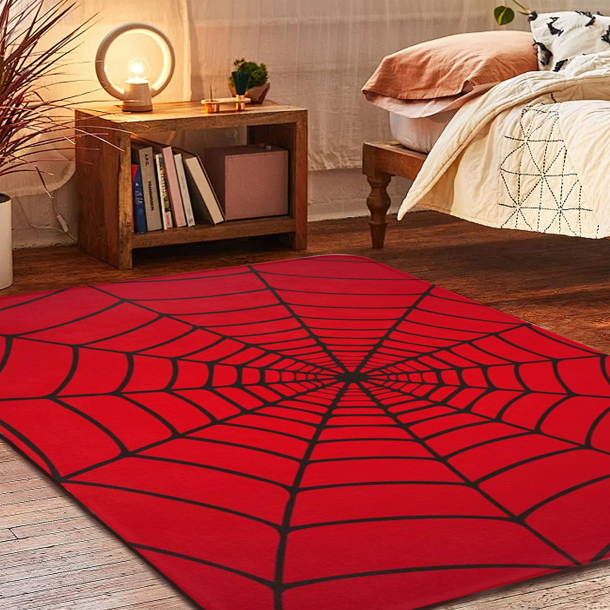 BAMOWEY foldable rug offers easy storage between uses in compact spaces.