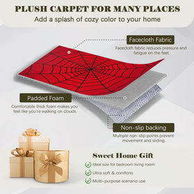 BAMOWEY non-slip TPR backing detail ensures safer playtime and less slipping.