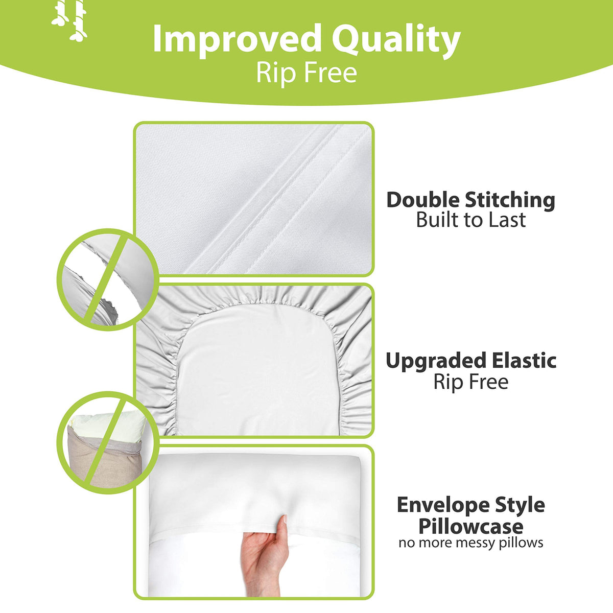BAMPURE cooling bamboo fibers scene suggests night-long comfort for hot sleepers