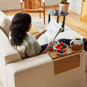 BAMTRAY gift-ready sofa side table offers practical elegance for home lovers.