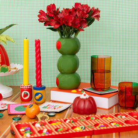 Ban.do Ceramic Vase bar-cart-decor; creates a standout centerpiece in living spaces.