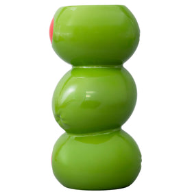 Ban.do Novelty Ceramic Vase floral-display; adds playful color to bar cart or desk.