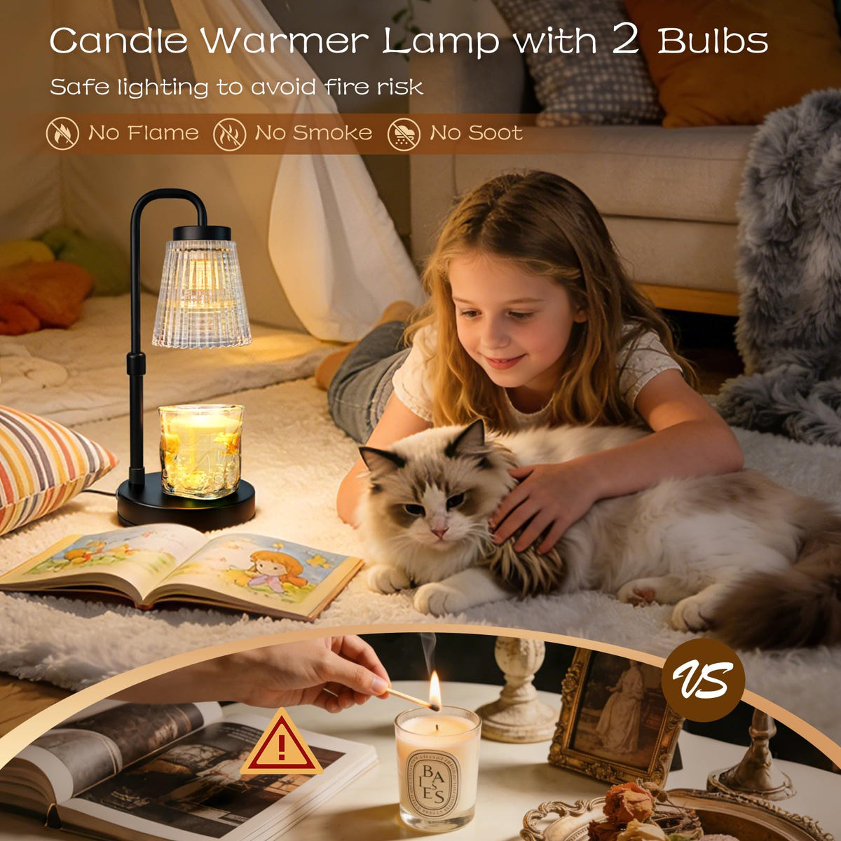 Banbanda Candle Warmer Lamp auto shut-off for safety