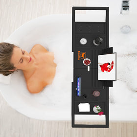 Banlilu tablet holder keeps entertainment within easy view during a soak.