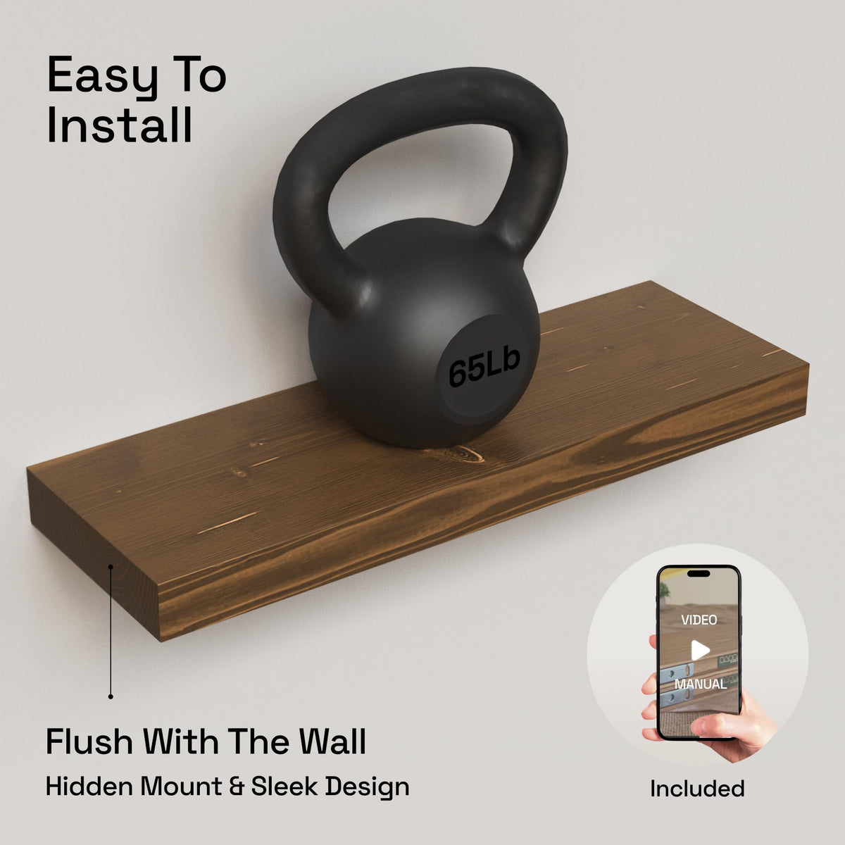Baobab Workshop walnut finish enhances kitchen and bathroom aesthetics.