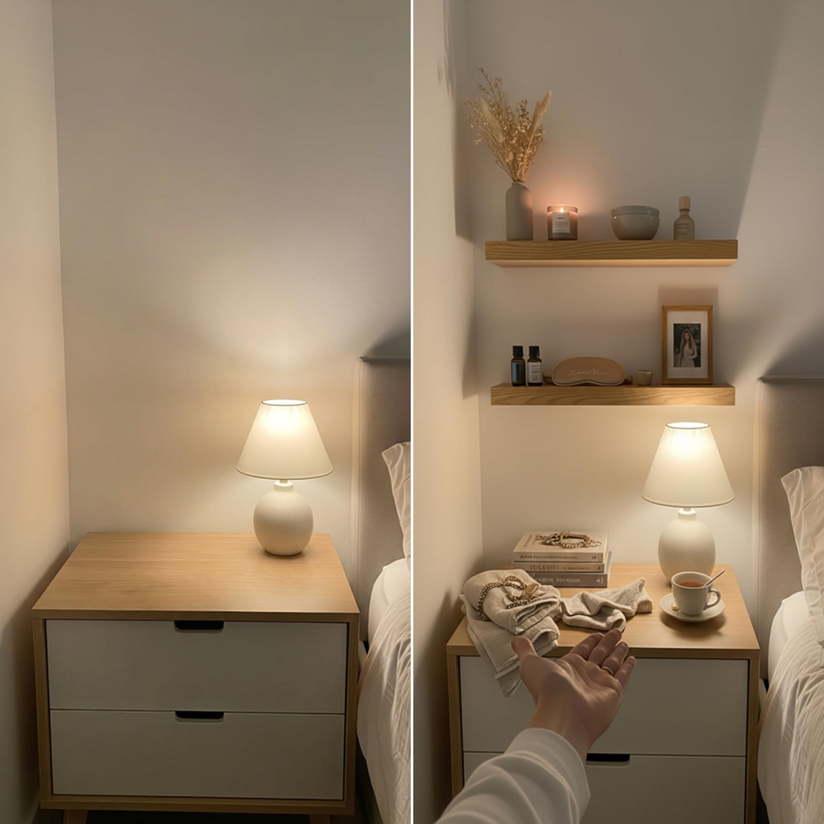 Baobab Workshop room decor floating display elevates living spaces with simple, elegant storage.