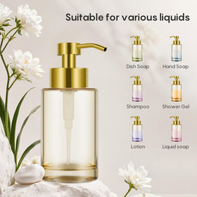 BaoDanRen gift-ready soap dispenser adds luxury to any room.