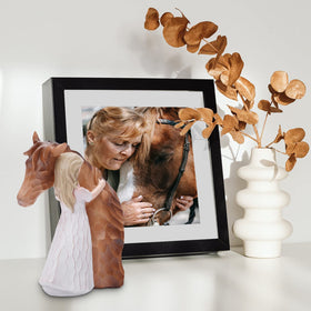 BAOPLAYKIDS Equine keepsake for birthdays and holidays, memorial remembrance option.