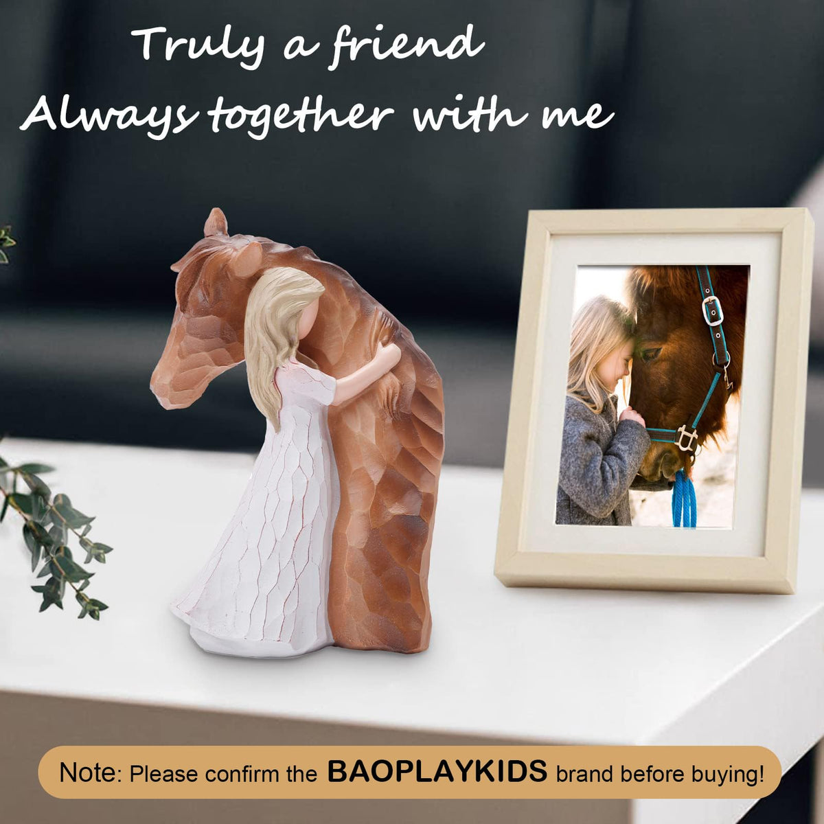 BAOPLAYKIDS Guardian Angel statue: protective decorative keepsake for homes and offices.