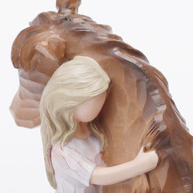 BAOPLAYKIDS Hand-finished sculpture: smooth resin, durable, long-lasting gift.