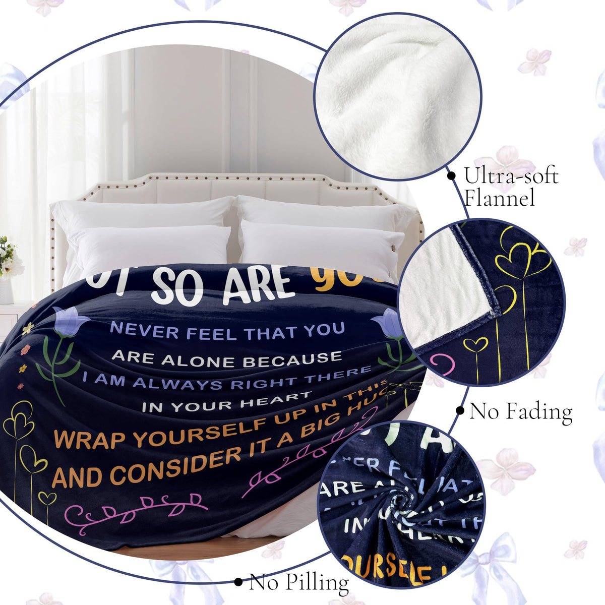 BAOERN sister blanket ready as a thoughtful present for sister occasions