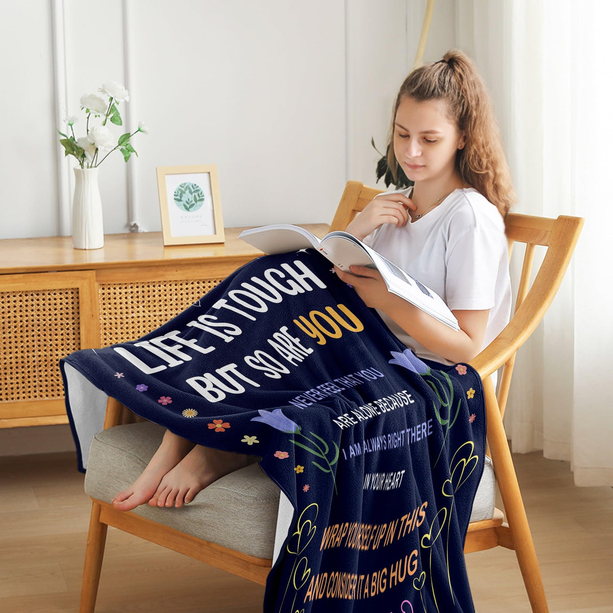 BAOERN sister blanket packaging and presentation suggesting gift-ready quality