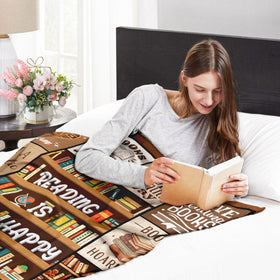 BAOERN Travel Blanket soft flannel, great on flights or picnics.