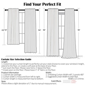 Bapawfish buffalo plaid curtain care label highlights easy maintenance of cold wash.