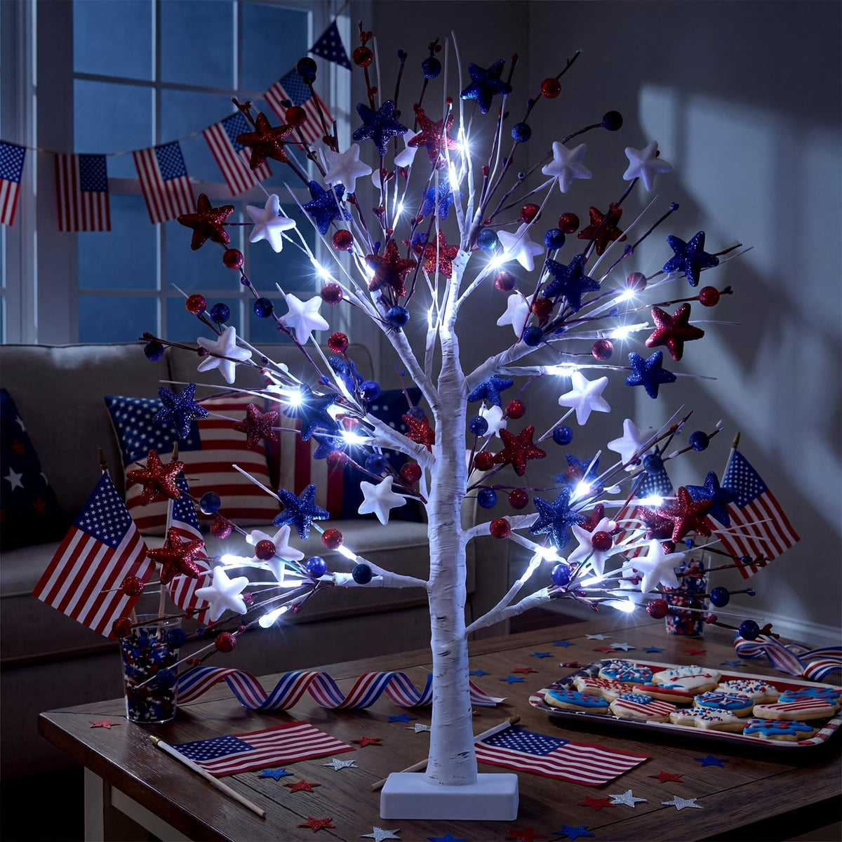 Baquler adjustable branches help you shape the display