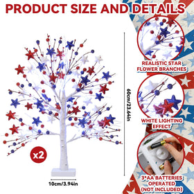 Baquler memory-day birch tree offers DIY-friendly lighting and styling