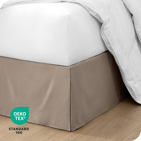 Close-up of Bare Home microfiber fabric emphasizing softness and durability.
