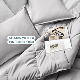 Bare Home box stitch design keeps fill evenly distributed and plush