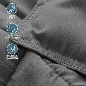Bare Home queen easy-care design simplifies laundry while preserving softness.