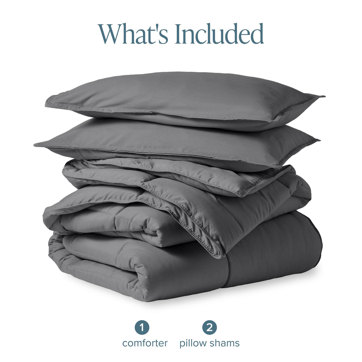 Bare Home queen grey fabric close-up reveals soft-touch surface.