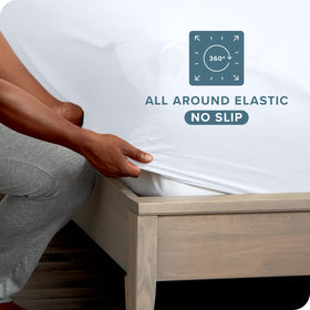Deep pocket fit for mattresses from 6 to 15 inches