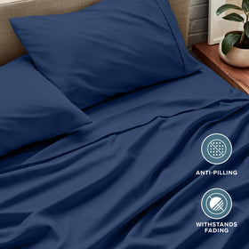 Bare Home easy-care fabrics resist fading and wrinkles after washing.