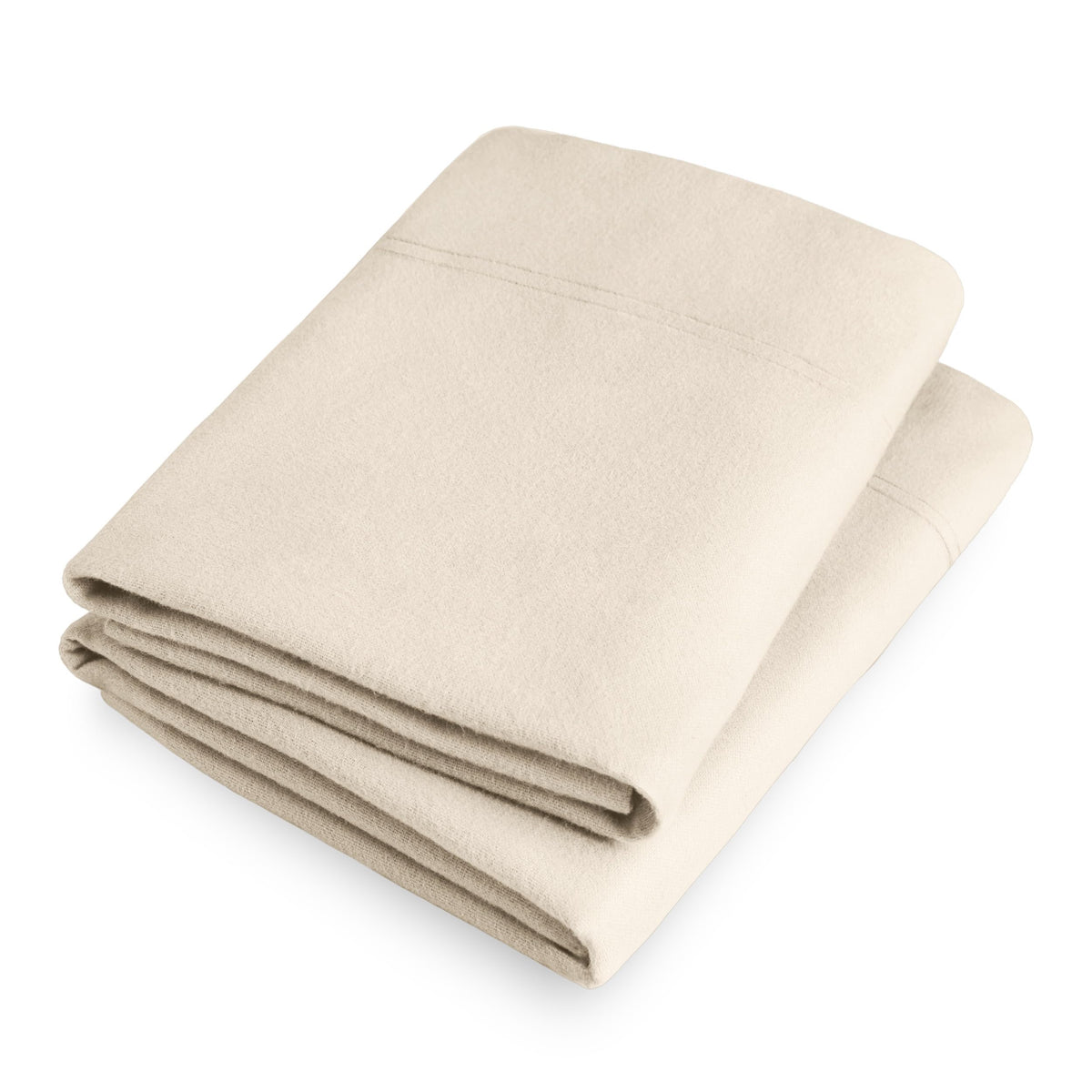 Bare Home flannel king pillowcase sand packaging, compact set ready for gifting or storage