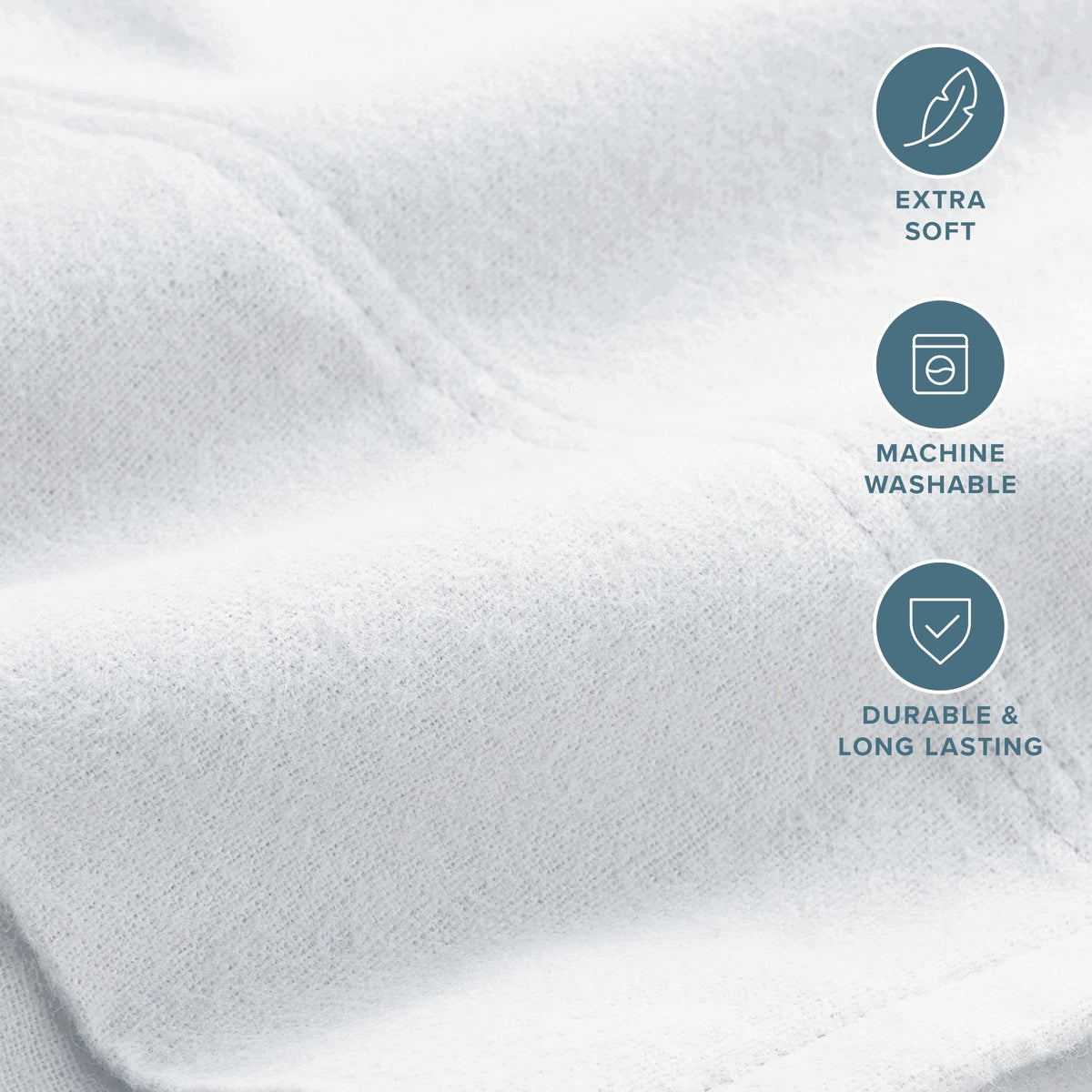 Bare Home pillowcases show easy-care machine washing for daily use