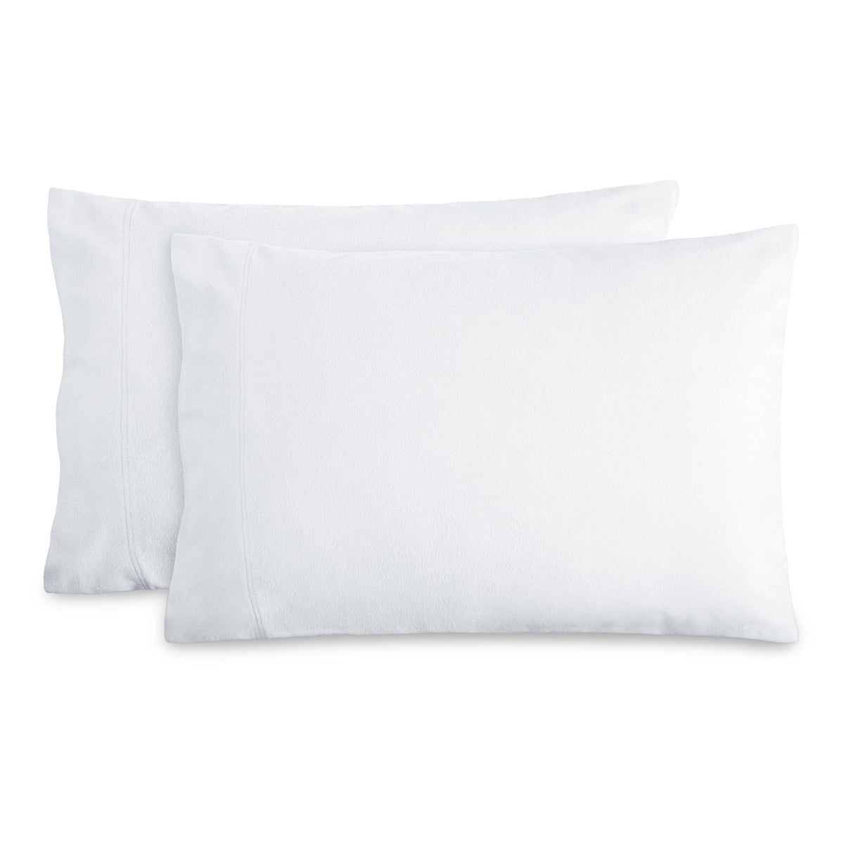 Bare Home flannel pillowcases 20x30 in white offer velvety softness and cozy warmth