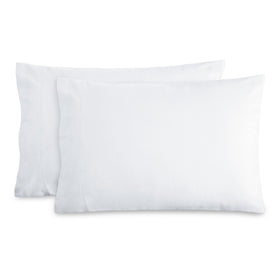 Bare Home flannel pillowcases 20x30 in white offer velvety softness and cozy warmth