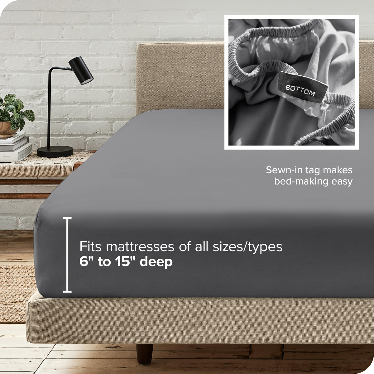 Bare Home hotel-luxury vibe conveys premium softness for home sleep.